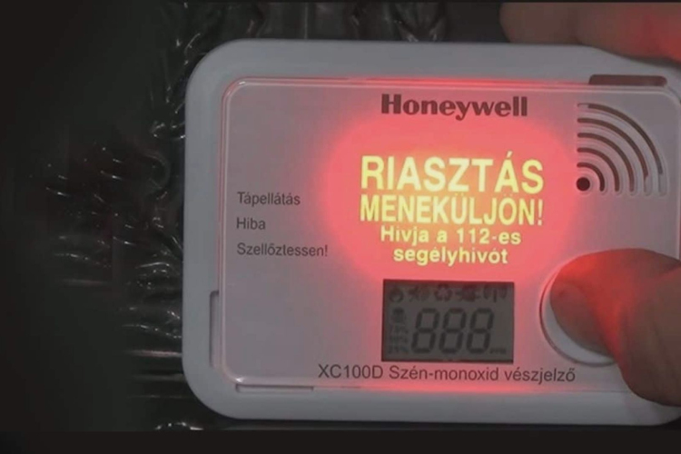 JELZETT A SZÉN-MONOXID ÉRZÉKELŐ KUNSZENTMÁRTONBAN