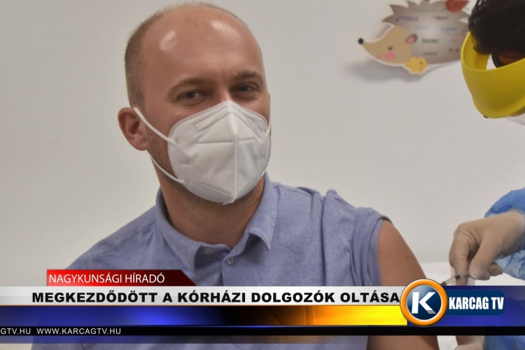 Megkezdődött a kórházi dolgozók oltása 