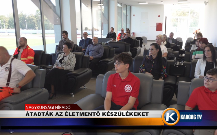 ÁTADTÁK AZ ÉLETMENTŐ KÉSZÜLÉKEKET