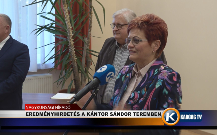 EREDMÉNYHIRDETÉS A KÁNTOR SÁNDOR TEREMBEN