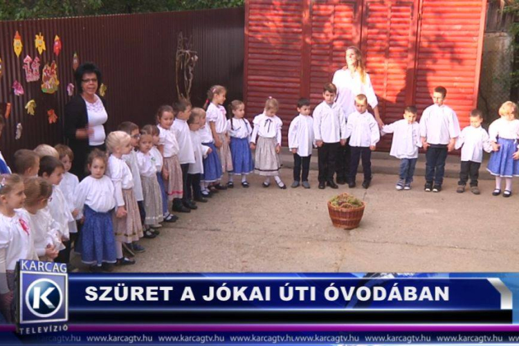 SZÜRET A JÓKAI ÚTI ÓVODÁBAN