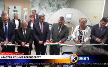 ÁTADTÁK AZ ÚJ CT BERENDEZÉST