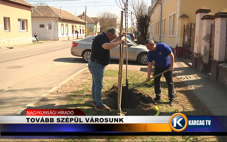 TOVÁBB SZÉPÜL VÁROSUNK