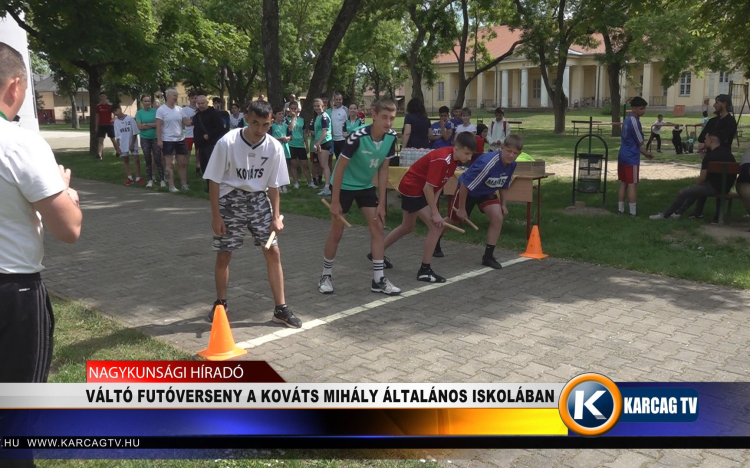 VÁLTÓ FUTÓVERSENY A KOVÁTS MIHÁLY ÁLTALÁNOS ISKOLÁBAN