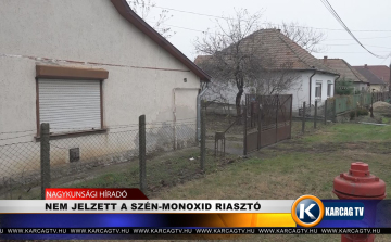 NEM JELZETT A SZÉN-MONOXID RIASZTÓ