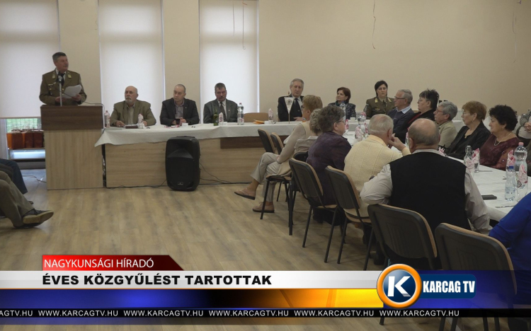 ÉVES KÖZGYŰLÉST TARTOTTAK
