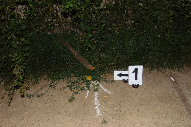 Deszkával ütötte az autót