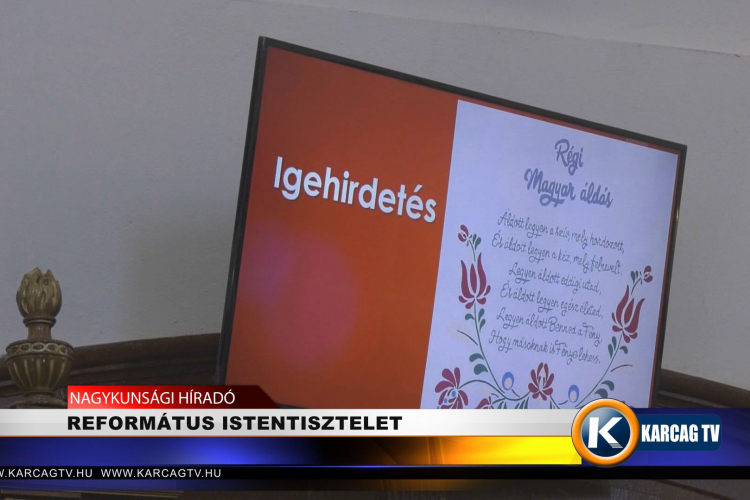  REFORMÁTUS ISTENTISZTELET