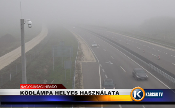 A KÖDLÁMPA HELYES HASZNÁLATA