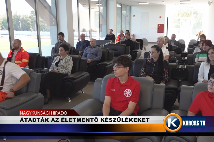 ÁTADTÁK AZ ÉLETMENTŐ KÉSZÜLÉKEKET