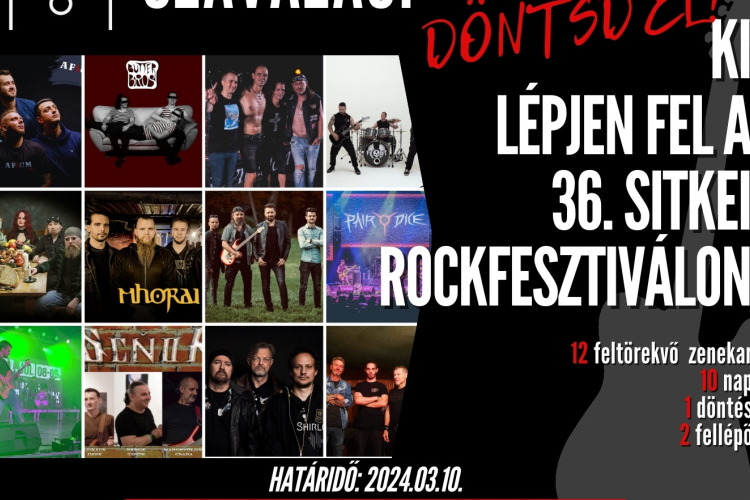 A közönség is alakíthatja a Sitkei Rockfesztivál programját