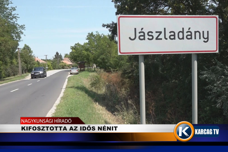 KIFOSZTOTTA AZ IDŐS NÉNIT