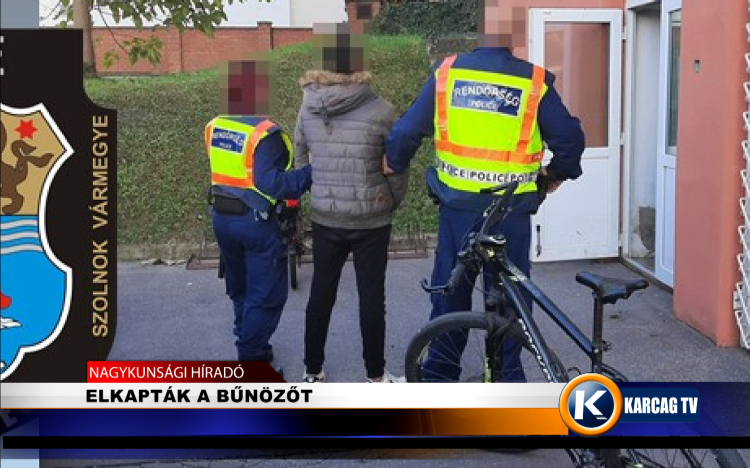 ELKAPTÁK A BŰNÖZŐT