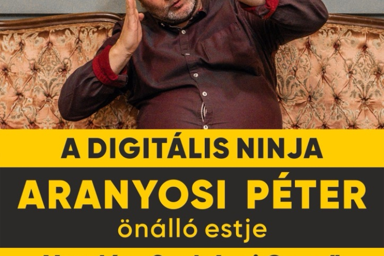 A DIGITÁLIS NINJA  ARANYOSI PÉTER önálló estje