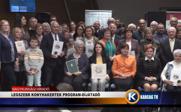 LEGSZEBB KONYHAKERTEK PROGRAM- DÍJÁTADÓ