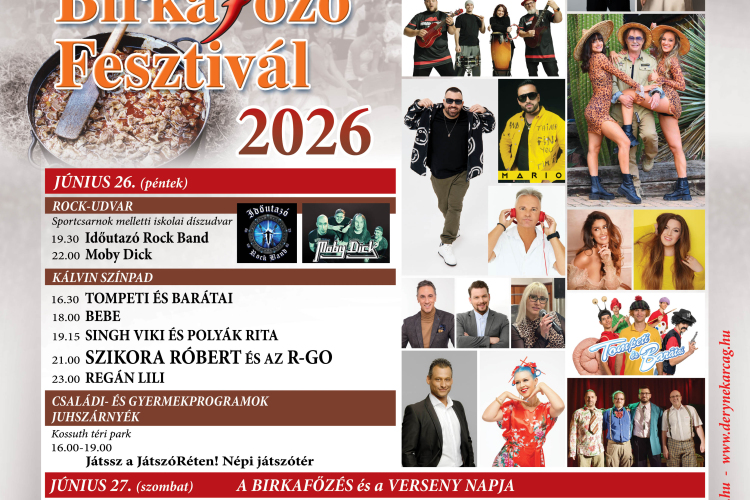 Karcagi Birkafőző Fesztivál 2026. június 26-27.