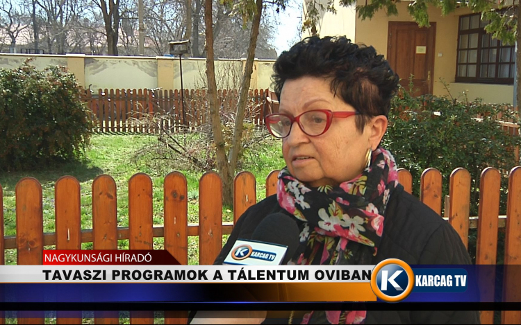 TAVASZI PROGRAMOK A TÁLENTUM OVIBAN