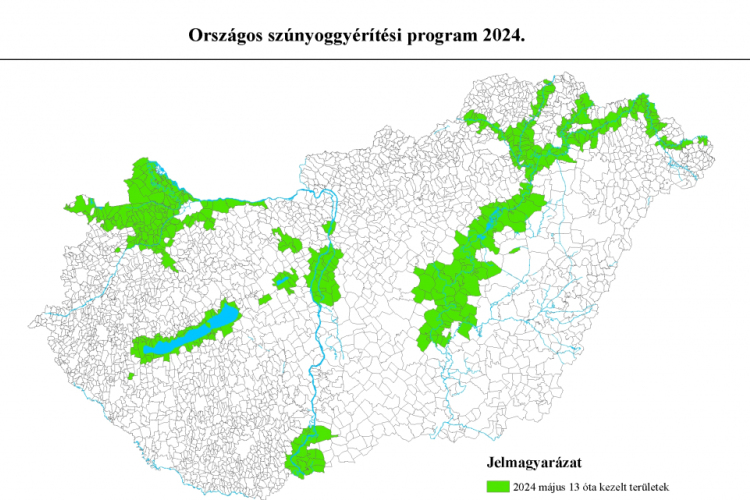 Árhullám után indul a védekezés a szúnyogok ellen
