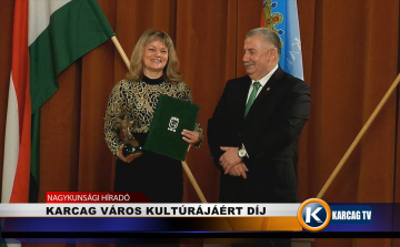 KARCAG VÁROS KULTÚRÁJÁÉRT DÍJ