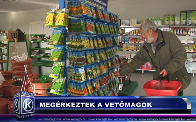 MEGÉRKEZTEK A VETŐMAGOK