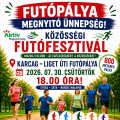 Futópálya megnyitó ünnepség