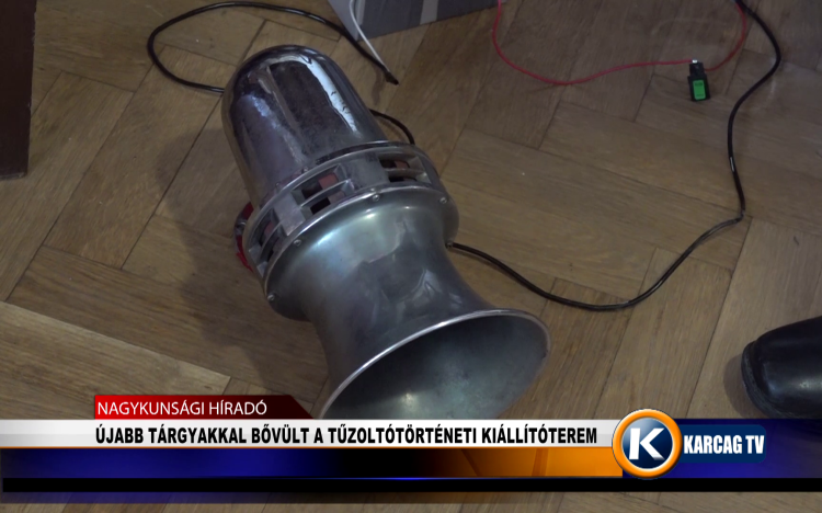 ÚJABB TÁRGYAKKAL BŐVÜLT A TŰZOLTÓTÖRTÉNETI KIÁLLÍTÓTEREM