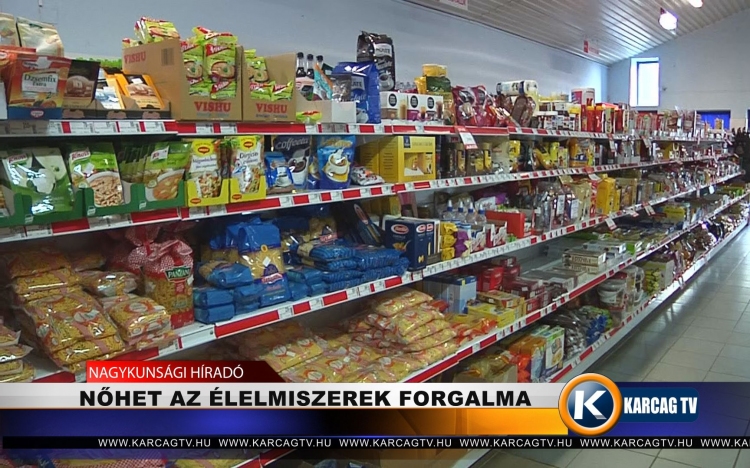 Nőhet az élelmiszerek forgalma