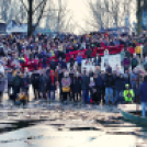 Rekordszámú fürdőző vett részt az idei Tisza-tavi Jeges Fürdésen!