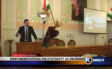 KÖNYVBEMUTATÓVAL FOLYTATÓDOTT AZ EMLÉKNAP