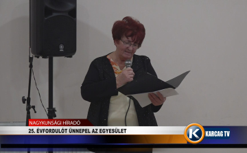 25. ÉVFORDULÓT ÜNNEPEL AZ EGYESÜLET