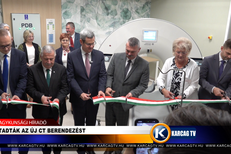 ÁTADTÁK AZ ÚJ CT BERENDEZÉST