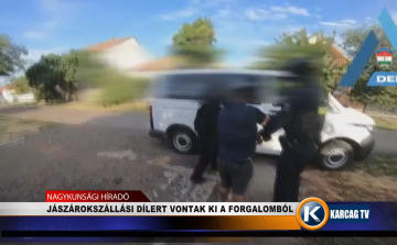 JÁSZÁROKSZÁLLÁSI DÍLERT VONTAK KI A FORGALOMBÓL