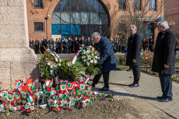 Március 15-i városi megemlékezés