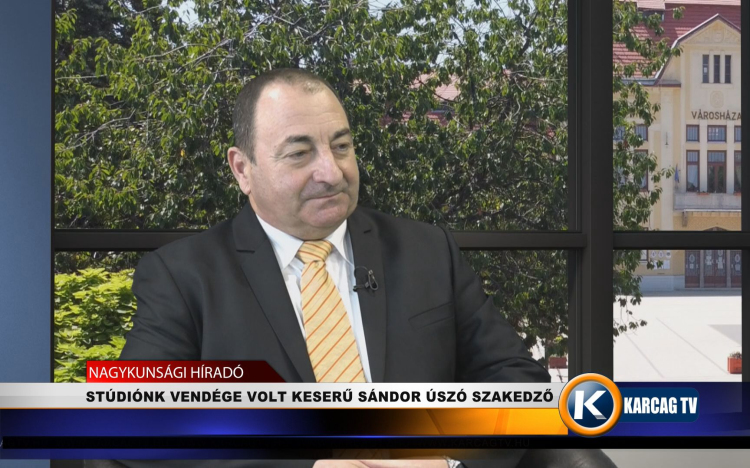 STÚDIÓNK VENDÉGE VOLT KESERŰ SÁNDOR ÚSZÓ SZAKEDZŐ