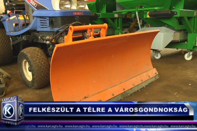 FELKÉSZÜLT A TÉLRE A VÁROSGONDNOKSÁG