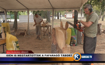 IDÉN IS MEGTARTOTTÁK A FAFARAGÓ TÁBORT