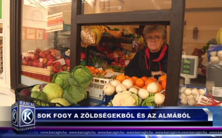 SOK FOGY A ZÖLDSÉGEKBŐL ÉS AZ ALMÁBÓL