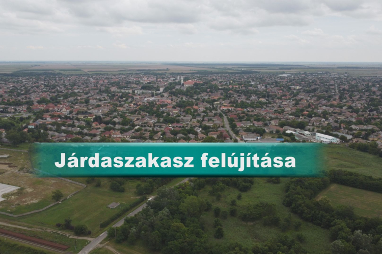 Járdaszakasz felújítása