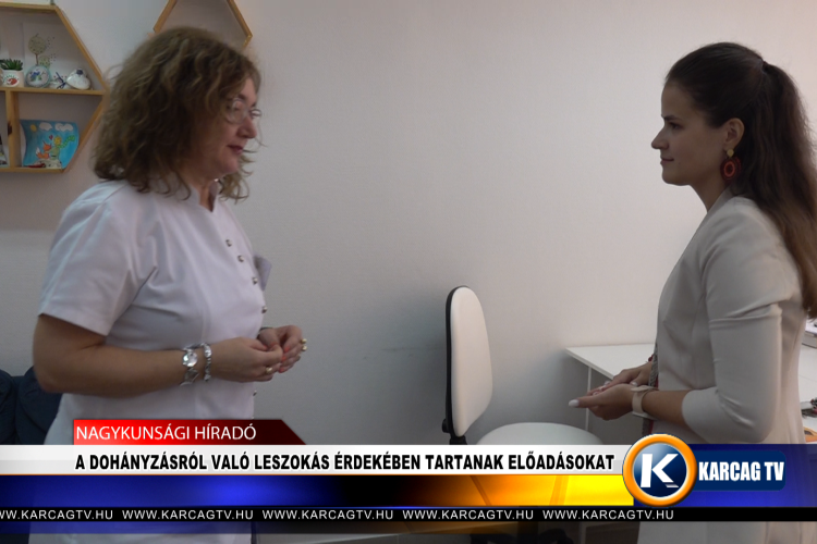 A DOHÁNYZÁSRÓL VALÓ LESZOKÁS ÉRDEKÉBEN TARTANAK ELŐADÁSOKAT