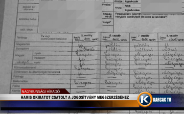 HAMIS OKIRATOT CSATOLT A JOGOSÍTVÁNY MEGSZERZÉSÉHEZ