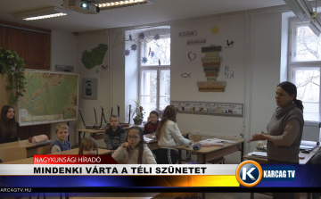 MINDENKI VÁRTA A TÉLI SZÜNETET