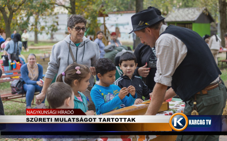 SZÜRETI MULATSÁGOT TARTOTTAK 