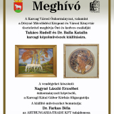 Takács Rudolf és Dr. Balla Katalin karcagi képzőművészek kiállítása