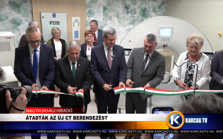 ÁTADTÁK AZ ÚJ CT BERENDEZÉST