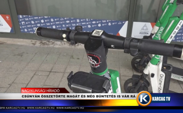 CSÚNYÁN ÖSSZETÖRTE MAGÁT ÉS MÉG BÜNTETÉS IS VÁR RÁ