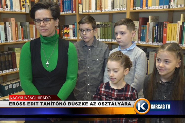 ERŐSS EDIT TANÍTÓNŐ BÜSZKE AZ OSZTÁLYÁRA