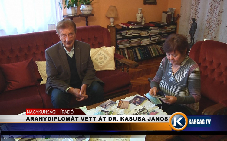 ARANYDIPLOMÁT VETT ÁT DR. KASUBA JÁNOS