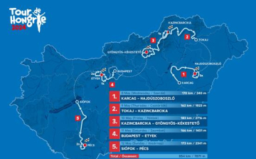 Itt a 2024-es Tour de Hongrie útvonala!