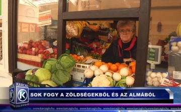 SOK FOGY A ZÖLDSÉGEKBŐL ÉS AZ ALMÁBÓL