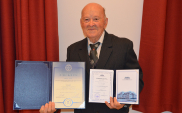 Tömöry István gyémántdiplomát vehetett át 